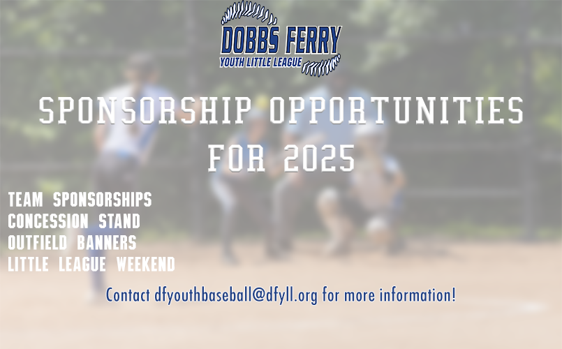 Sponsorship opportunities!